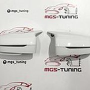 Крышки на зеркала в стиле BMW М5 G30 белые фото