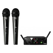 AKG WMS40 Mini2 Vocal Set BD US45AC - вокальная радиосистема (660.700/662.300) c двумя ручными передатчиками