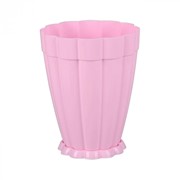Горшок цветочный “Фантастика“ 4,5л с поддоном (розовый) фото