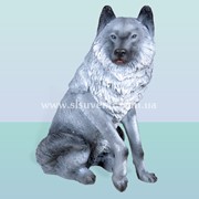 Садовая скульптура Волк фото