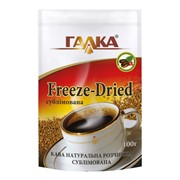 Кава натуральна розчинна сублімована Freeze-Dried пакет дой-пак 100 г фото