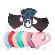 Защитная маска из неопрена, 36х15 см (хаки) фото