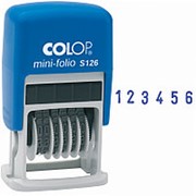 Нумератор Colop мини S126, 6 разр., 3,8мм S126 фотография