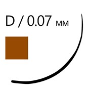 Коричневые ресницы для наращивания Lash&Go 0,07/D/8 mm “Эспрессо“ (16 линий) фото