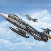 Модели авиационной техники Сверхзвуковой истребитель F-104G “Старфайтер“ Артикул 207201 фото