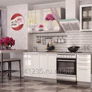 Кухонный гарнитур с фотопечатью Розы - 1.6м. фото