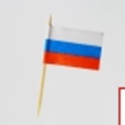 Барное украшение пика флажок Россия фотография