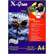 Фотобумага X-Green супер глянцевая, А4, 210гр, 50 листов фото