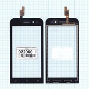 Сенсорное стекло (тачскрин) для Asus ZenFone Go (ZB450KL) черное, Диагональ 4.5 фотография