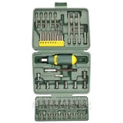 Набор Kraftool Отвертка реверсивная с битами и торцевыми головками, 50 предметов Код: 25556-H50 фото