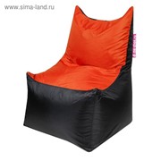 Кресло - мешок «Трон», ширина 70 см, глубина 70 см, высота 110 см, цвет оранжевый фото