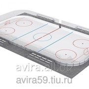Хоккейная дворовая площадка из стеклопластика 28*58 м