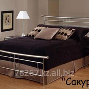 Металлическая двуспальная кровать "Сакура" .