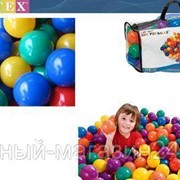 Набор пластиковых мячей для игровых центров 100шт, d6,5см, от 3 лет INTEX 49602