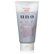 Shiseido UNO Hot gel cleans facial cleanser Очищающий гель с термоэффектом для мужчин, 130гр