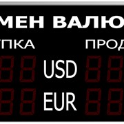 Табло курсов валют KV-355x2 фото