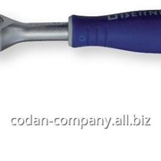 Трещотка (длина 175 мм, вес 255 г, 30 зубцов) с рычажковым переключателем, резиновая ручка TM Berner 3/8" 121786