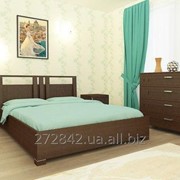 Ліжко букове “Фантазія“ 160х200 з підйомником (кровать деревяная) фото