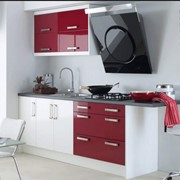 Изготовление встроенной кухонной мебели на заказ фото