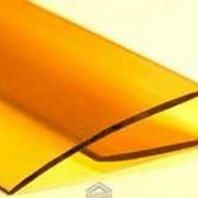 Профиль торцевой для поликарбоната (2,1 м) Жёлтый фото