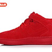 Кроссовки Air Force 1 Mid Suede “Gym Red“ фото