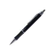 Ручка авт. шариковая, мет.черный корпус, без штрихкода на корпусе (INDEX)