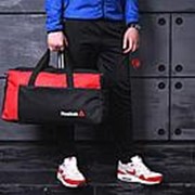 Спортивная сумка Reebok (черная с красным)
