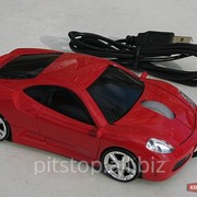 Мышка компьютерная проводная Ferrari F430 красная 933RD-W фотография