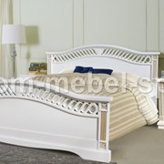 Кровать Милена (сосна, резьба береза) фотография