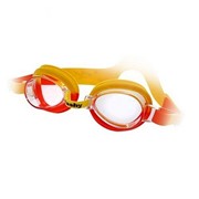 Очки для плавания Fashy TOP Jr, 4105-03 прозрачные линзы, желто-оранжевая оправа фотография