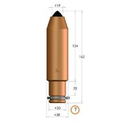 Резец тангенциальный поворотный РШ 38-75/19.M2