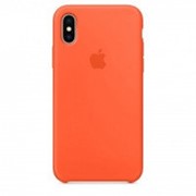 Apple Silicone Case накладка для Apple iPhone Xr Orange фотография