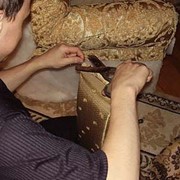 Перетяжка мягкой мебели фото