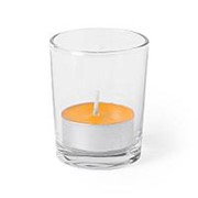 Свеча PERSY ароматизированная (апельсин), 6,3х5см,воск, стекло фотография