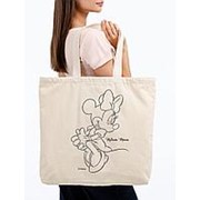 Холщовая сумка «Минни Маус. Lovely», неокрашенная фото