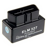 Super Mini ELM327 Bluetooth v1.5/v2.1 Black (черный) адаптер автосканер OBD2 фотография
