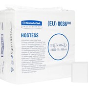 Туалетная бумага Hostess в пачках,1-слой, 500 листов, белый, (32 пач/упак), арт. 8036 фото