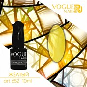 Vogue Nails, Гель-лак №652 витражный Желтый 10мл фотография