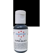 Гелевый краситель AmeriColor 21г. №101 Супер Черный Super Black пищевой фото