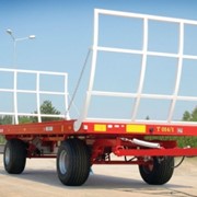 Прицеп Metal-Fach T 014/1 грузовой емкостью 9т. Сельськохазяйственная платформа фото