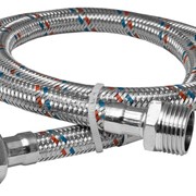 Шланг вода 1,0 м 1/2'' В/Н SD Алюминевая оплетка фото