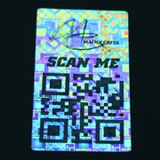 Голограмма наклейка с QR-кодом фото