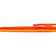 Ручка шариковая полупрозрачная Prodir модель DS5 TFF оранжевая