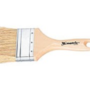 Кисть плоская “Евро“ 3“ (75 мм), натуральная щетина, деревянная ручка // MATRIX 83056 фотография