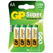 Батарейка GP Super Alkaline 15A LR6 AA (4шт) фотография