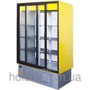Шкаф холодильный среднетемпрературный АйсТермо с раздвижными стеклянными дверьми ШХС-1.2 фотография