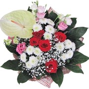 Классический деловой букет из свежих цветов Для вас!