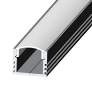 Алюминиевый профиль накладной для светодиодной ленты длина 2м фото