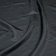 Ткань подкладочная саржа 3331 чёрная фото