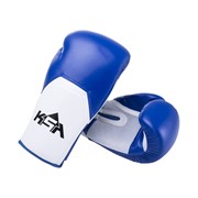Перчатки боксерские KSA Scorpio Blue, к/з, 10 oz фотография